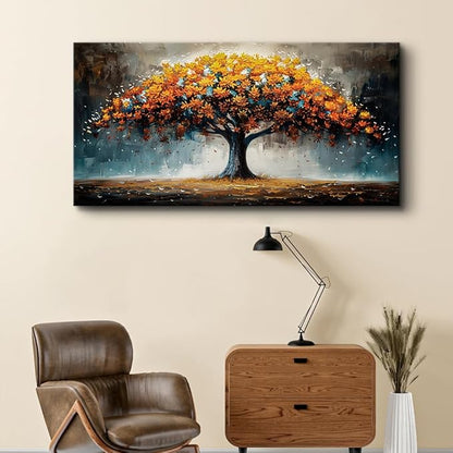 KELIYUAN Large Canvas Art Prints Murals Wall Decor For Living Room Corridor Wall Art For Bedroom Office Decorations Abstract Paintings Tree Landscape Artwork Wall Pictures Modern Home Decor 30x60In