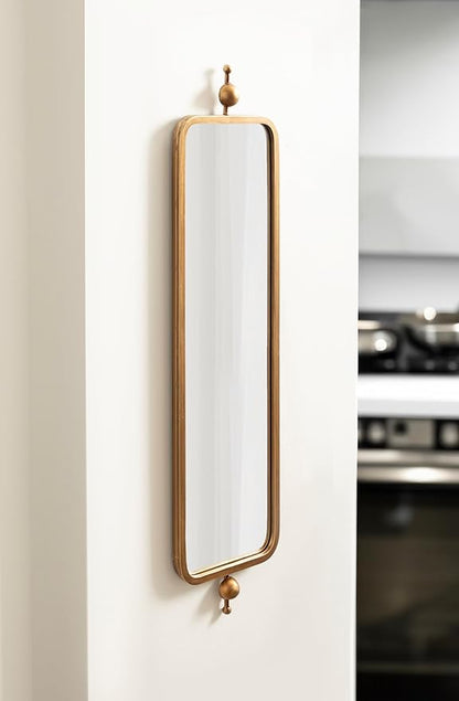 Kate and Laurel Kasota Slim Panel Wall Mirror