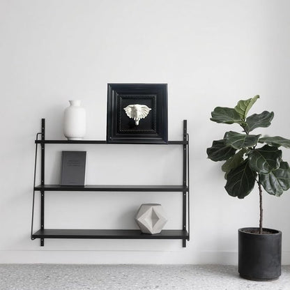 Bergamot Elephant Head Wall Art with Black Frame, 3D Animal Head Wall Sculpture for Bedroom, Living Room, Office, Shelf & Entryway Wall Decoration (8.7" x 8.7")