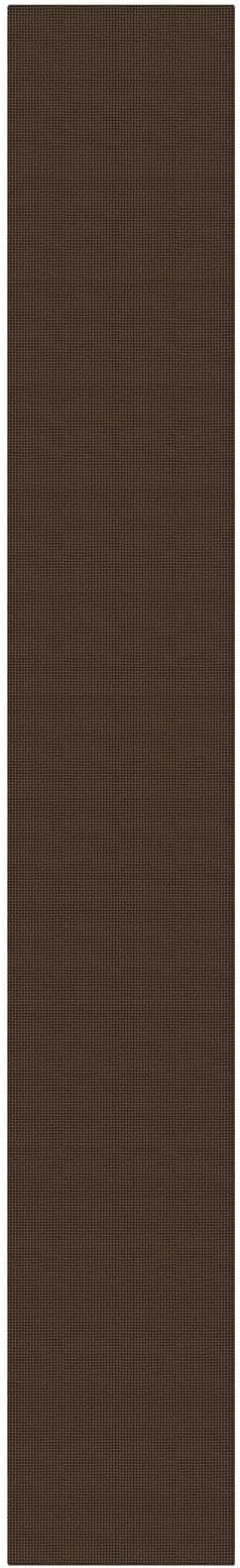 KOZYFLY 3x20 Runners Rugs for Hallway, Extra Long Washable Runner Rug, Non Slip Rubber Backed Kitchen Runner, Cotton Entryway Rug, Floor Carpet for Entry, Aisle, Hall, Brown/Dark Brown