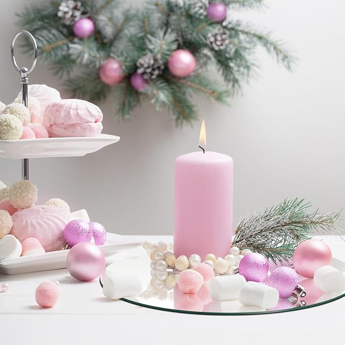 20PCS Round Mirrors for Centerpieces, Circle Mirror Centerpieces for Tables, Acrylic Mirror Tiles for Wall Table Wedding Centerpieces Mirror Plates for Candle Christmas Decorations DIY Craft (10inch)