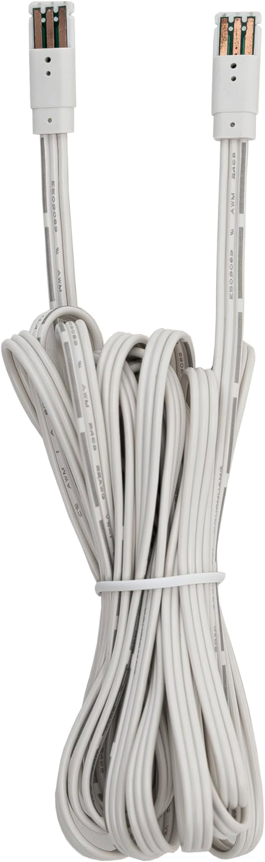 150” Connecting Wire - Use with Smart Under Cabinet Lighting Kits - Connect Up to 2x150” Kits for Every Power Adapter - Slim Connector - Lighting Kits Sold Separately