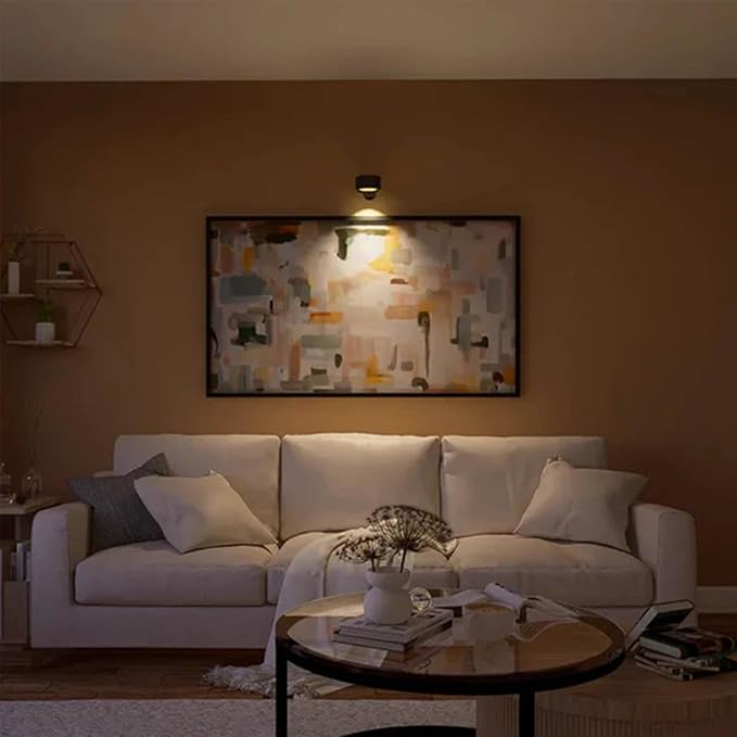 Wall Mounted Light for Cozy Home Décor with Warm Ambient Glow, Modern Accent Lighting for Bedroom Ambiance, Soft Decorative Light for Holiday Gift & Living Space Styling (White)