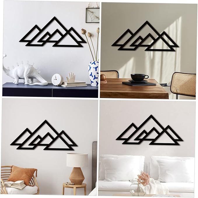 Cabilock Wooden Wall Art Decor Nature Decor for Home Wall Ornament Rustic Style Easy to Install