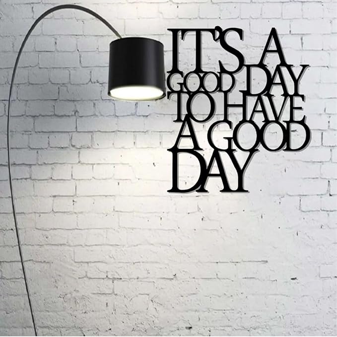 SYDERWE Motivational Metal Wall Art - Inspirational Wall Decor for Office and Living Room, Metal Material, Easy to Hang Gift Idea