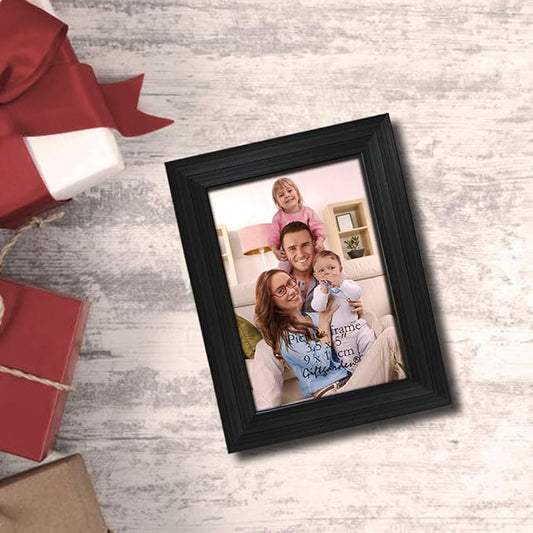 Giftgarden 12 Pack 3.5x5 Picture Frame Black, Multiple 3.5 x 5 Photo Frames Bulk for Tabletop Display or Wall Hanging
