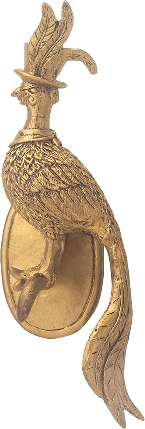 maytopia Animal Heads Wall Decor, Deer Head Wall Mount, Resin Animal Sculptures Head Wall Hanging Decoration for Family Living Room Bedroom Bathroom Kitchen Gift (Bird)