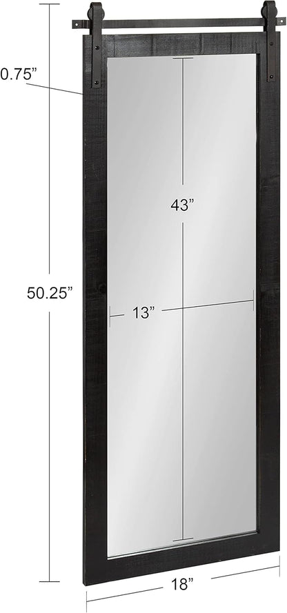 Kate and Laurel Cates Farmhouse Wall Mirror