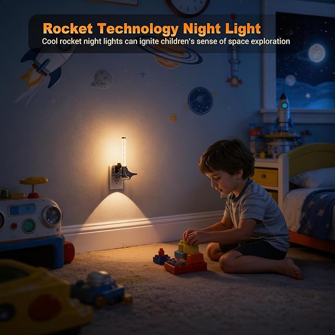JandCase LED Night Light Plug into Wall, Dusk to Dawn Sensor, Dimmable 0-100LM Adjustable Brightness, 3000K Soft White Night Light for Bedroom, Bathroom, Stairway, Hallway, 1 Pack