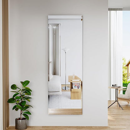 wall Mirror Full Length,59X16FullL ength Mirrorwallmounted,Bedroom/wall/Bathroom/Makeup Area/Cloakroom (59 * 16 Inch)