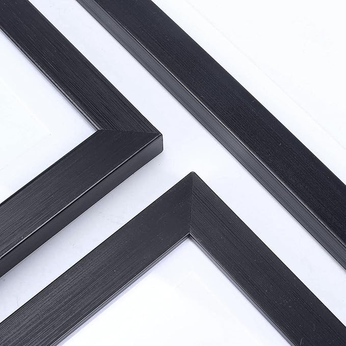 Giftgarden A4 Picture Frame Black Set of 12, Multi 8.3x11.7 Inches Photo Frames Bulk for Wall or Tabletop Display