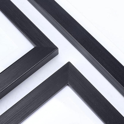 Giftgarden A4 Picture Frame Black Set of 12, Multi 8.3x11.7 Inches Photo Frames Bulk for Wall or Tabletop Display
