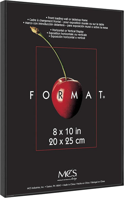 MCS Format 8x10 Picture Frame Black, Gallery Wall Vertical & Horizontal Wall Hanging Picture Frame for Photos & Art Prints (12-Pack)