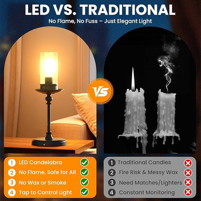 Anyboy Retro Cordless Touch Dimmable Table Lamp, 2-Pack 5200mAh Features 3 Color Temperature Switching and USB Charging, Great for Living Room, Bedroom, Study Retro Home Decor, Reading and Working
