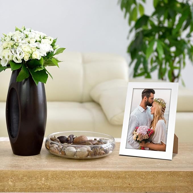 4x6 Picture Frames White Set of 12 for Wall Gallery Collage Photo Frames or Tabletop Display