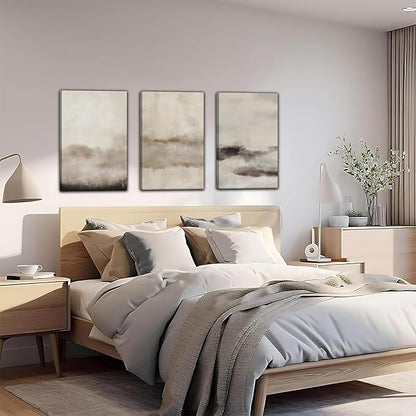Framed Wall Art Set of 3 – Canvas Poster Paintings Print Picture Artwork Posters Prints for Home Décor, Modern Wall Decoration