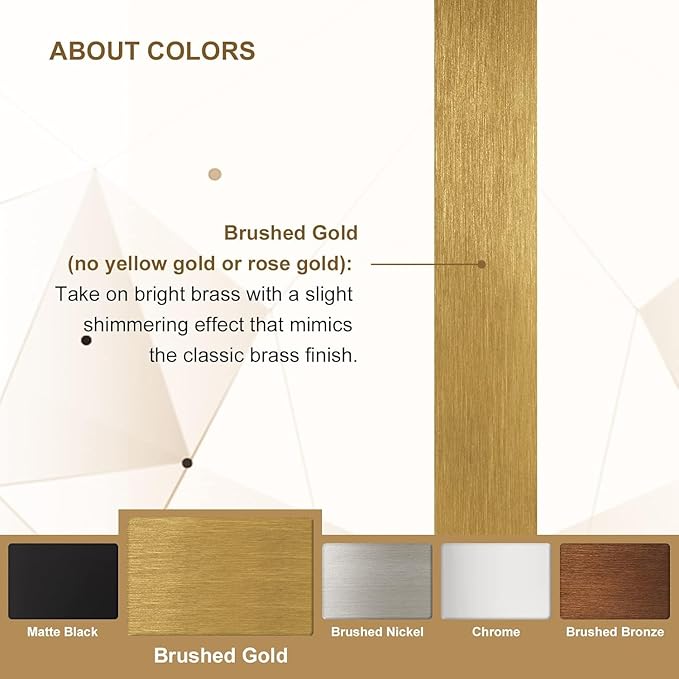ANDY STAR 28"x36" Brushed Brass Bathroom Mirror, Scalloped Mirror for Bathroom, Champagne Bronze Mirror in Anti-Rust Stainless Steel Thin Frame, Wall Mount Vertical or Horizontal