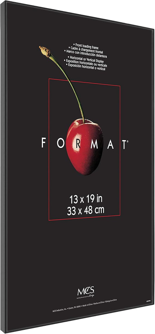 MCS Format 13x19 Poster Frame Black Woodgrain, Vertical & Horizontal Wall Hanging Large Picture Frame for Photos, Posters & Art Prints (6-Pack)