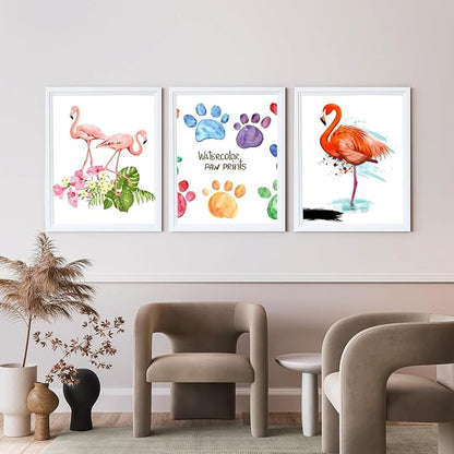 KTKDE Studio Gallery 20X30in Select picture Poster Frame Set of 3, White Wooden frames Display Poster, Posters & Art Prints for Artwork Wall Vertical or Horizontal Display best gift