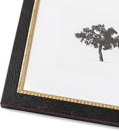 Petal Lane Tree Wall Art - 8x8 Framed Antique Decor - Make Your Own Gallery Wall Frame Set - Dark Academia Wall Decor - Vintage Frame (Tree)