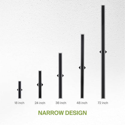 ASD LED 36" Long Wall Mount Light Fixture, Outdoor & Indoor Linear Sconce | 3CCT, Dimmable, Waterproof, Anti-Rust, ETL Listed | 30W 2500LM 3000-5000K 100-277V | Exterior Porch Lighting | Black