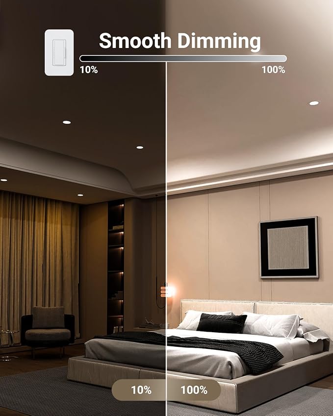 Sunco 12 Pack 4 Inch Ultra Thin LED Recessed Ceiling Lights Slim, 4000K Cool White, Dimmable, 10W, Wafer Thin, Canless with Junction Box - Energy Star