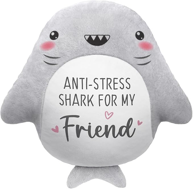 Best Friend Birthday Gifts for Women - Friends Pillow, Friendship Bestie Gifts for Women, Easter Birthday Gift for Woman Friendship Best Friend Bestie Teen, Shark Hug Pillow