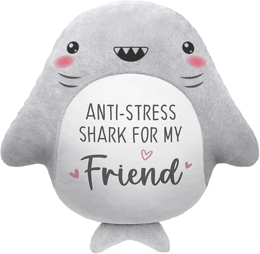 Best Friend Birthday Gifts for Women - Friends Pillow, Friendship Bestie Gifts for Women, Easter Birthday Gift for Woman Friendship Best Friend Bestie Teen, Shark Hug Pillow