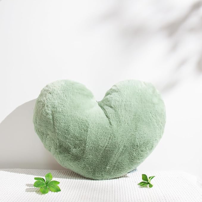 Heart Pillow (Sage Green, Large 18"*16")