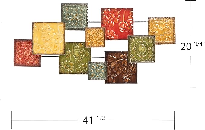 Home Decorators Collection Bijou Wall Sculpture, 21H x 42W, Multi