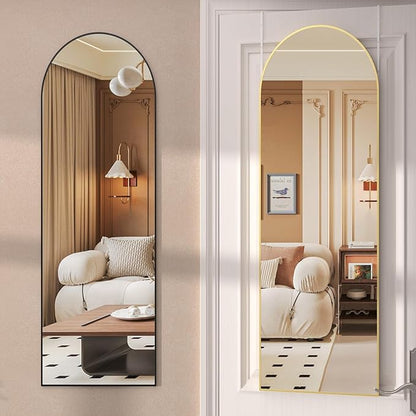 Protylctaster 19"x51"Door Mirror Full Length,Full Length Mirror Door Hanging,Over The Door Mirrors,Behind Door Mirrors
