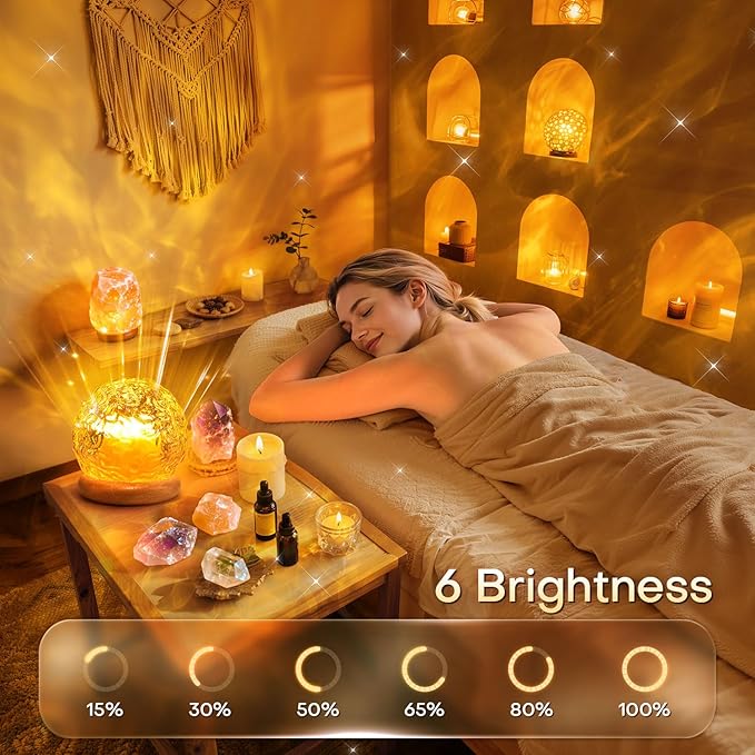 Mubarek Ambient Lighting, 216 Modes Mood Lighting, 3-in-1 Sunset Lamp & Ocean Lamp & Northern Lights Projector with Remote, Mothers Day Gift Ideas, Room Lights for Bedroom,13 Year Old Teen Girl Gifts