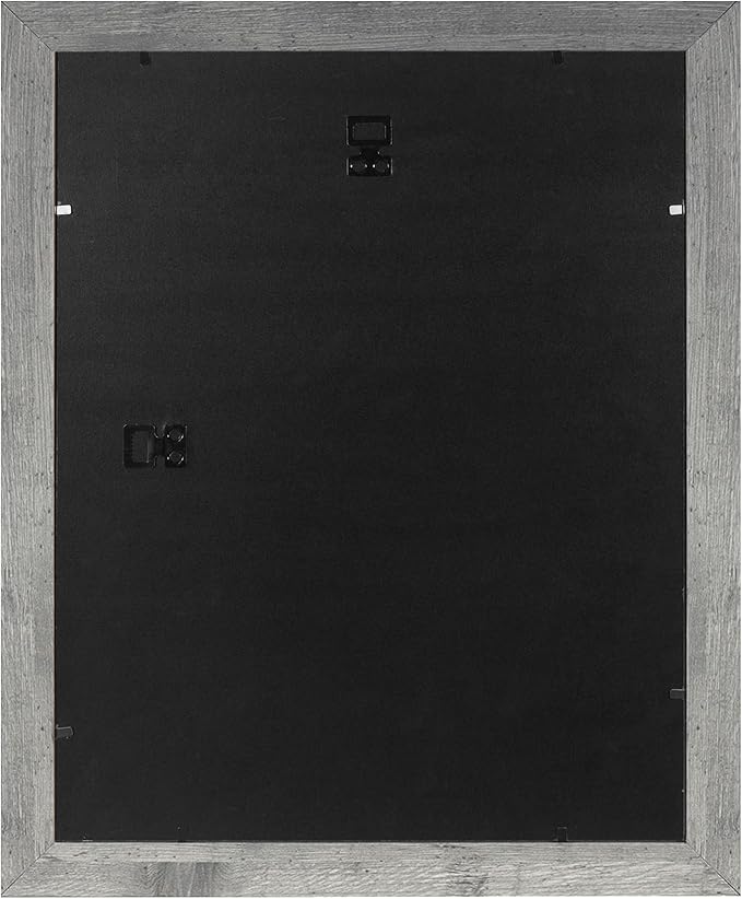 Grey 11x14 Picture Frame,Display 11x14 without Mat or 8x10 with Mat，Wall Gallery Photo Frames