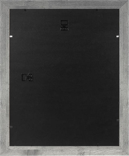 Grey 11x14 Picture Frame,Display 11x14 without Mat or 8x10 with Mat，Wall Gallery Photo Frames