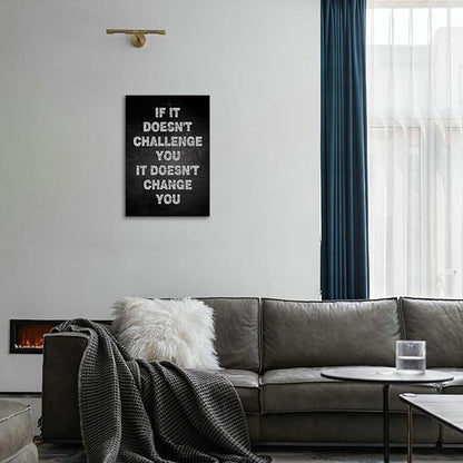Jumong Motivational Wall Art Motivational Quotes Inspirational Sayings Wooden Frame Inspirational Office Wall Art Encouraging Canvas Posters for Living Room Office Decor