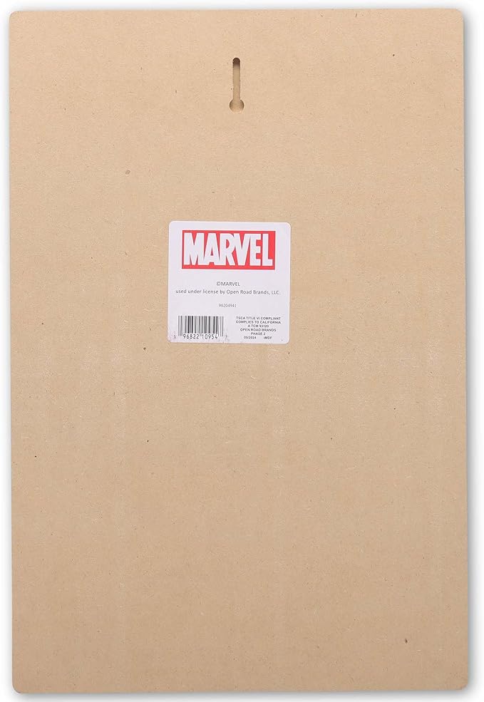 Open Road Brands Marvel Spider-Man Venom and Carnage Wood Wall Decor - Intense Marvel Wall Art for Man Cave or Movie Room