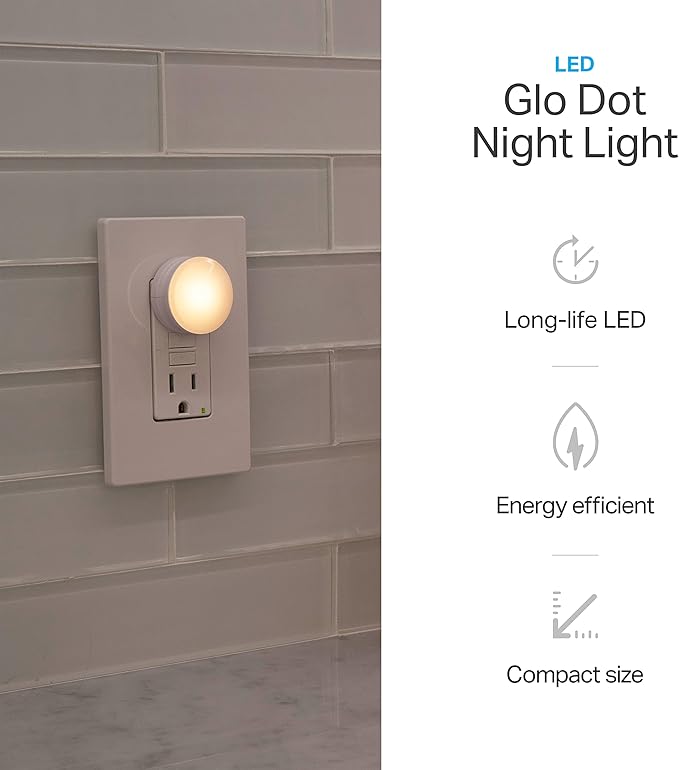 Lights by Night, LED Night Lights Plug Into Wall, 10-Pack, Dusk to Dawn Auto On/Off Sensor, Soft White, Plug In Nightlight Perfect for Adults, Kids, Bedroom, Bathroom, Hallway, Kitchen