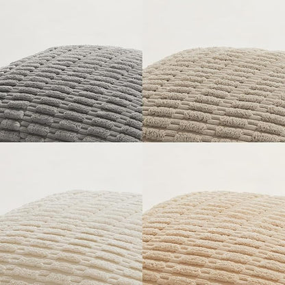 Fancy Homi 4 Packs Decorative Throw Pillow Covers for Living Room Couch Bed, Modern Farmhouse Boho Home Décor Accent Cushion Case, 28" x 28", Neutral