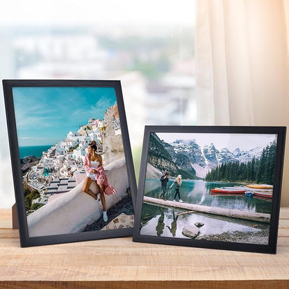 Giftgarden Black 11x14 Picture Frame Bulk, Multi 11 x 14 Photo Frames Set for Wall Hanging or Tabletop, 12 Pack