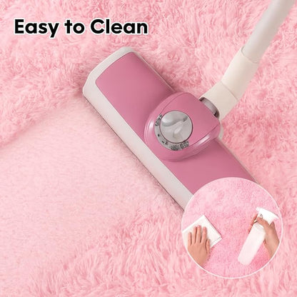 6x9 Rugs for Living Room, Cute Pink Rug for Bedroom,Plush Fluffy Carpet, Non-Slip Upgrade Baby Room Rug, Suitable for Kids Dorm Home Decor Aesthetics.