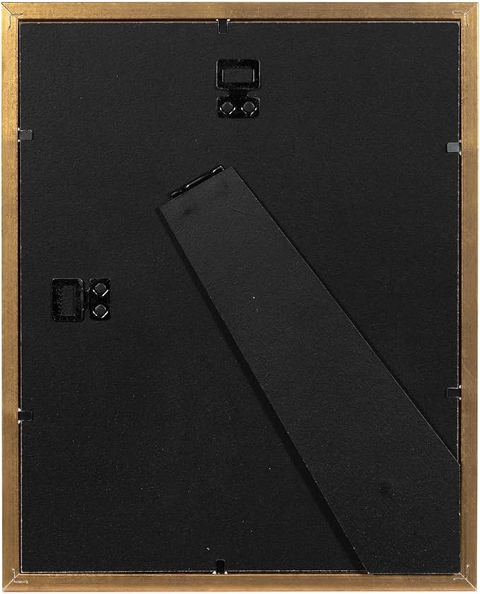 Gold 8x10 Picture Frame set of 4, Display 8x10 without Mat Wall Gallery Photo Frames