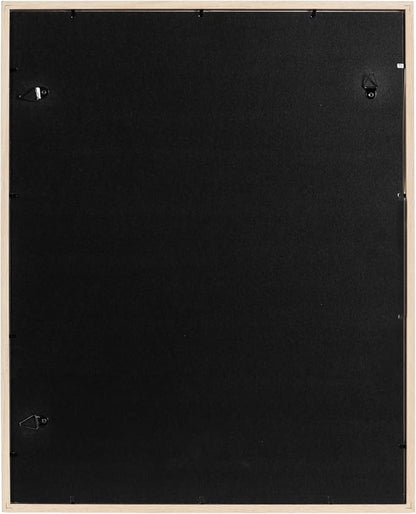 Kate and Laurel Gibson Modern Wall Picture Frame Set of 3; 16x20 matted to 8x10; White and Natural; Modern Three-Piece Frame Set for Gallery Wall Frame Set in Living Room Wall Decor