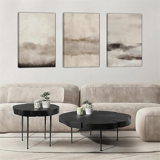 Framed Wall Art Set of 3 – Canvas Poster Paintings Print Picture Artwork Posters Prints for Home Décor, Modern Wall Decoration