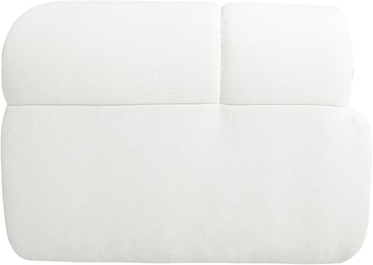 GDFStudio 122" Modern L-Shaped Sectional Sofa with Chaise Lounge,Skin-Friendly Fully Compressed Sponge Couch,High-Density Foam Cushions,Right Hand Facing,Lounge Seating for Living Room,Beige