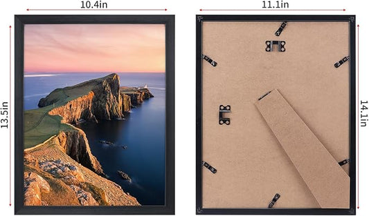 Giftgarden Black 11x14 Picture Frame Bulk, Multi 11 x 14 Photo Frames Set for Wall Hanging or Tabletop, 12 Pack