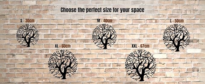Vailla Tree Ring Wall Art Wall Art 3D Wooden Wall Decor Round Wood Wall Hanging Sculpture Modern Home Decoration Textured Sculptures for Living Room Bedroom Office Dinnig Room Family Tree Decor
