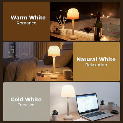 RICHMYC Waterproof Shower Lamp with Remote, 16 Colors Ocean Wave Projector Lamp for Bathroom, Cordless Rechargeable Night Light, Ambient Mood Lighting for Inside Shower, Bathtub, Spa