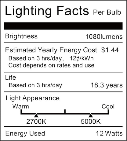 SikSog Smart Recessed Lighting 4 Inch RGBCW Color Changing 12W LED Downlight with Junction Box,1080 Lumen Recessed Ceiling Light Compatible with Alexa,Dimmable by Bluetooth Control -1Pack