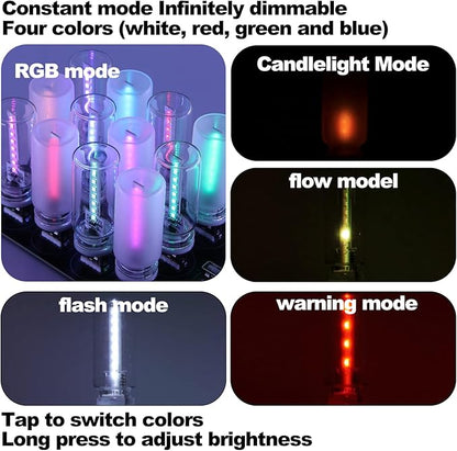 Touch Control Retro USB Night Light, Touch Adjustment Lights,Plug in USB Auto Night Light, Mini LED Bulb for Car, Camping, Gift, Party, Holiday Decoration, Bedroom, Desktop (905, 903)