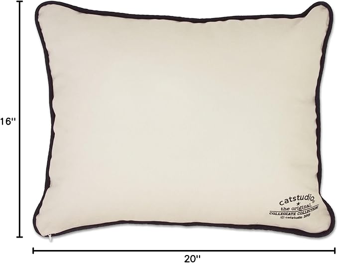 Catstudio University of Oregon Collegiate Embroidered Decorative Throw Pillow